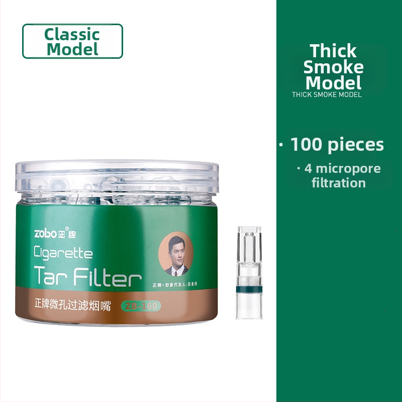 ZOBO vienreizējais cigarešu filtrēšanas turētājs – plastmasas, vienkāršs stils