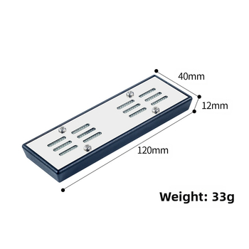 Metāla cigāru mitrināšanas tablete — minimalistisks, roku darbs, pielāgojama