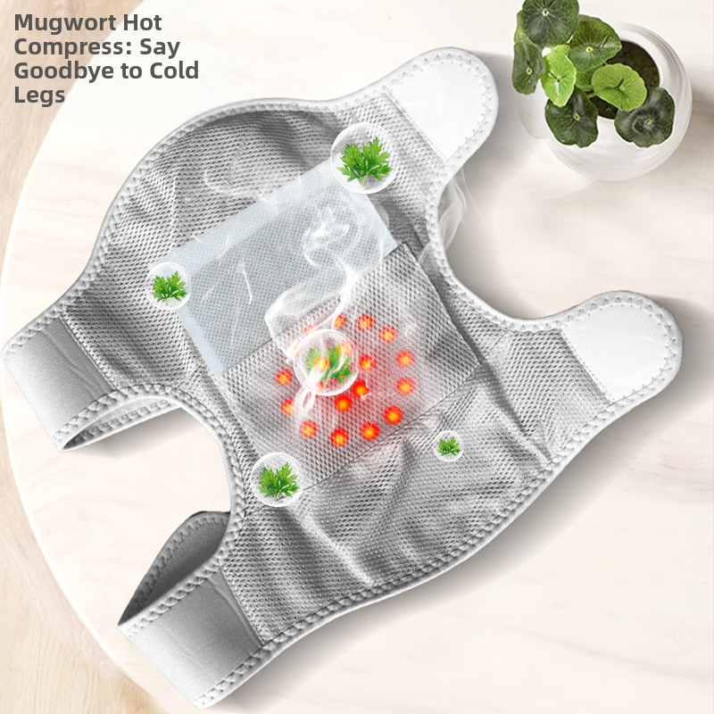 Масажор за коляно с електрическо отопление и четиризонен масаж, интелигентен контрол на температурата, подвижна управляваща единица | 5V, 7W, 40–60°C