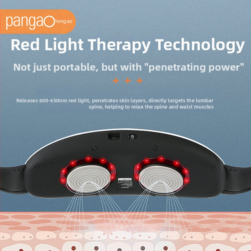 Masažer za struk i trbuh PG-2645L s lumbalnom trakciom, USB napajanje, računalni tip upravljanja, 4 masažne glave, Climbing