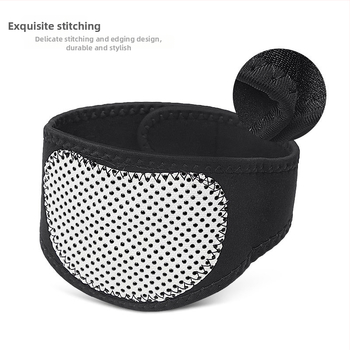 Защита за шията със самонагряване и магнитни камъни, Velcro лента, ветроустойчива