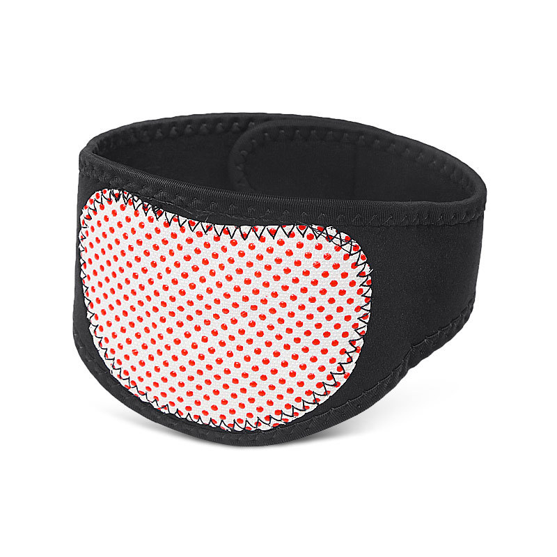 Защита за шията със самонагряване и магнитни камъни, Velcro лента, ветроустойчива