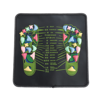 Подложка за масаж на стъпала с дизайн каменна пътека (PVC, спортна подложка, здравословен масаж, обща употреба)