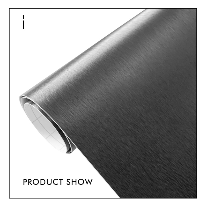 Automobilio vidaus filmas, PVC pagrindas, 0.01 mm storis, 3D metalo siūlės tekstūra, pritaikomas apdorojimas