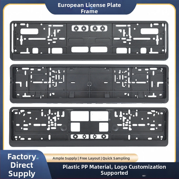 Eiropas numura zīmes rāmis komplekts, modeļi XC-W041, XC-W040, XC-W123; materiāls: PP plastmasa; zīmols: Wen Shuai