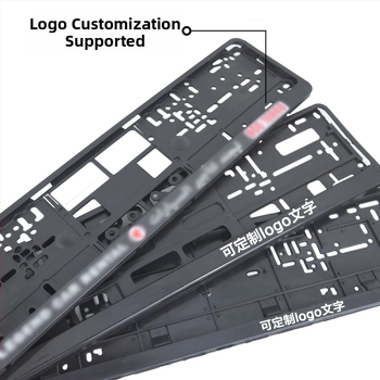 Eiropas numura zīmes rāmis komplekts, modeļi XC-W041, XC-W040, XC-W123; materiāls: PP plastmasa; zīmols: Wen Shuai