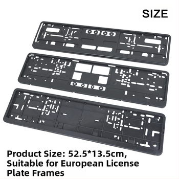 Eiropas numura zīmes rāmis komplekts, modeļi XC-W041, XC-W040, XC-W123; materiāls: PP plastmasa; zīmols: Wen Shuai
