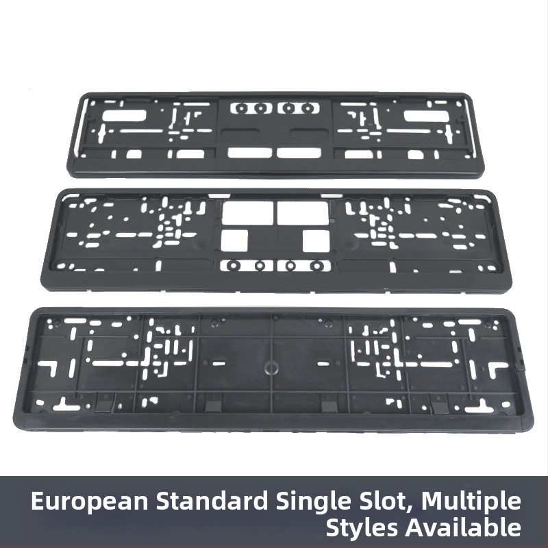 Eiropas numura zīmes rāmis komplekts, modeļi XC-W041, XC-W040, XC-W123; materiāls: PP plastmasa; zīmols: Wen Shuai