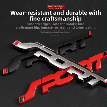 Crazy Yao 3D SPORT karosszéria matricák | anyag: 3D stereó matricák, minta: SPORT, telepítés: ragasztás, típus: karosszéria matricák