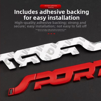 Crazy Yao 3D SPORT karosszéria matricák | anyag: 3D stereó matricák, minta: SPORT, telepítés: ragasztás, típus: karosszéria matricák