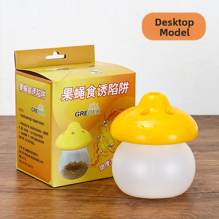 Vaisių musių gaudyklė su lipniąja gaudykle, namų naudojimui; kieta forma; pritaikomas modelis; mikrotoksiškumas