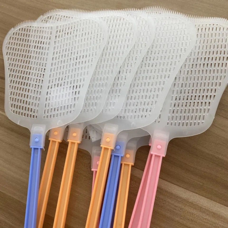 Musės mentele - plastmasinė, patvari, paprastas karikatūrinis dizainas namų ūkiui