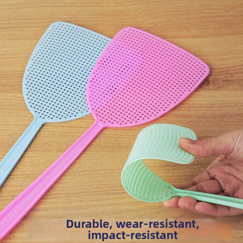 Musės mentele - plastmasinė, patvari, paprastas karikatūrinis dizainas namų ūkiui