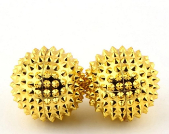 Магнитна масажна топка с двойно топче за ръчна рехабилитация — ABS материал