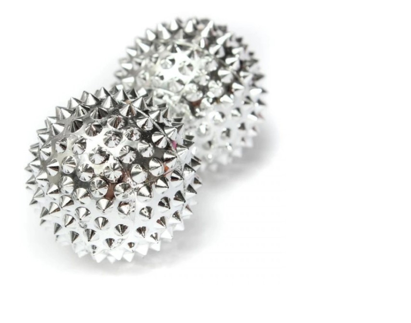 Магнитна масажна топка с двойно топче за ръчна рехабилитация — ABS материал