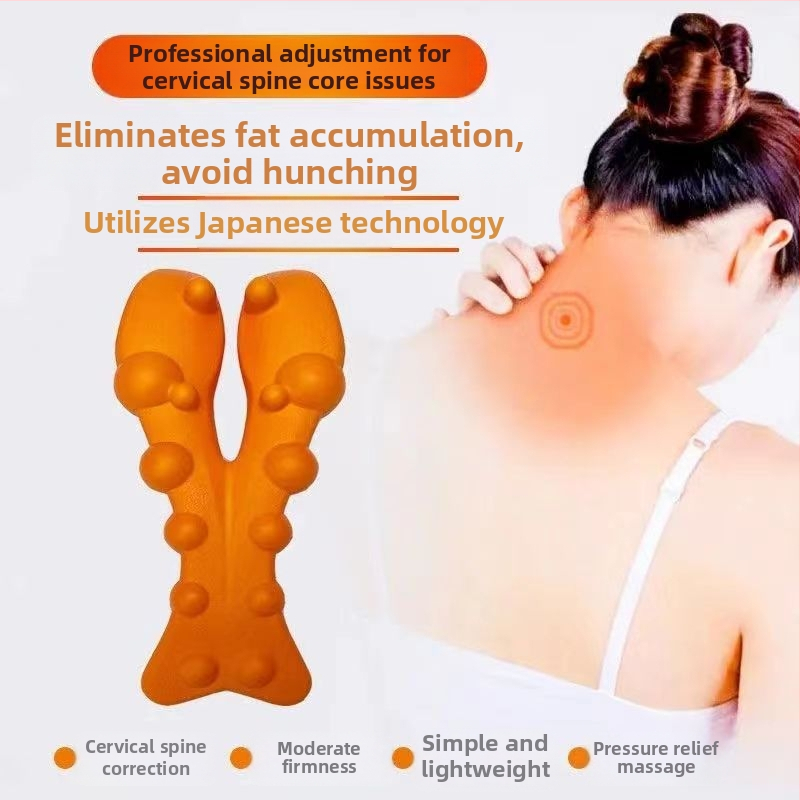 Възглавничка за масаж на шията с EVA материя, форма пеперуда, повече от 6 масажни глави, тап масаж, безжично дистанционно управление, Boyue