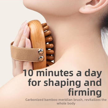 Fából készült masszázs pálca, családi stílus, 100 g, A888