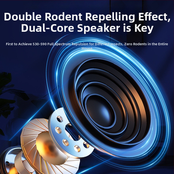Ultragarsinis insektų ir graužikų atbaidytuvas, Modelis 211 Didelės galios, 220V, 1–65 kHz, 3W, ABS korpusas