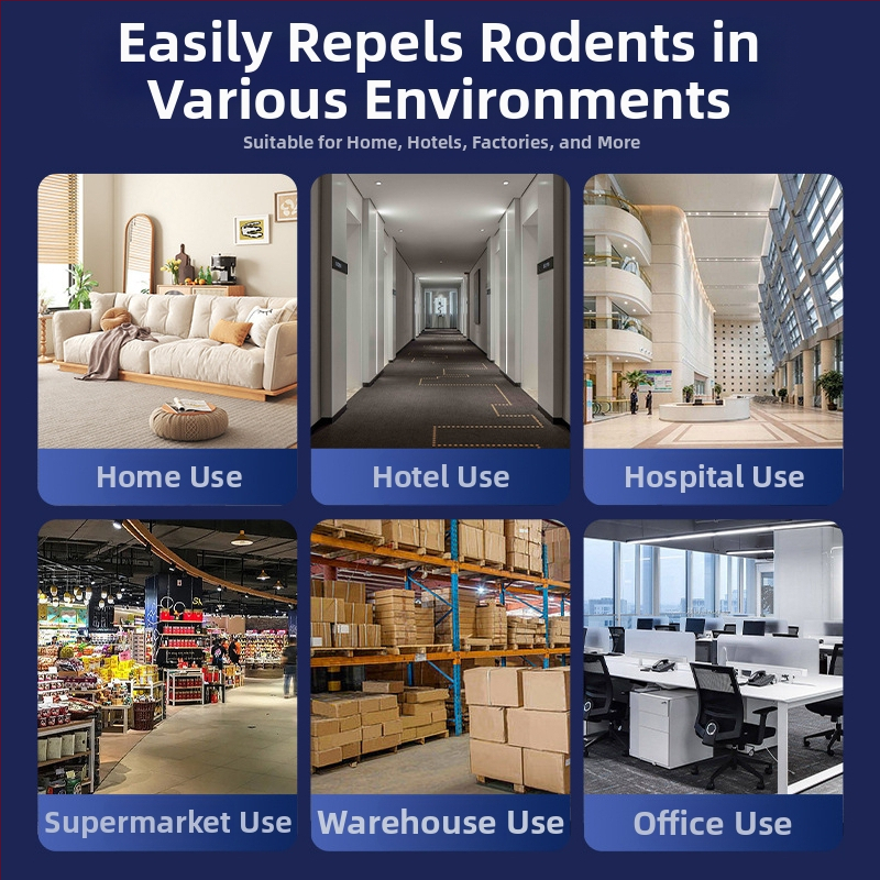 Ултразвуков репелент за насекоми и гризачи, модел 211 – високопроизводителен, 220V, 1–65 kHz, 3W, ABS корпус