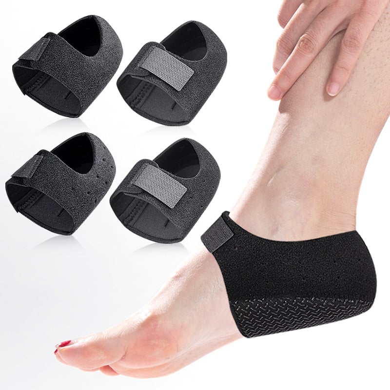 Pokrov pete s Velcro-om – mekan otporan na habanje, prilagodljiv grijač pete, silikon protiv klizanja, jastučić za petu (Model 068)