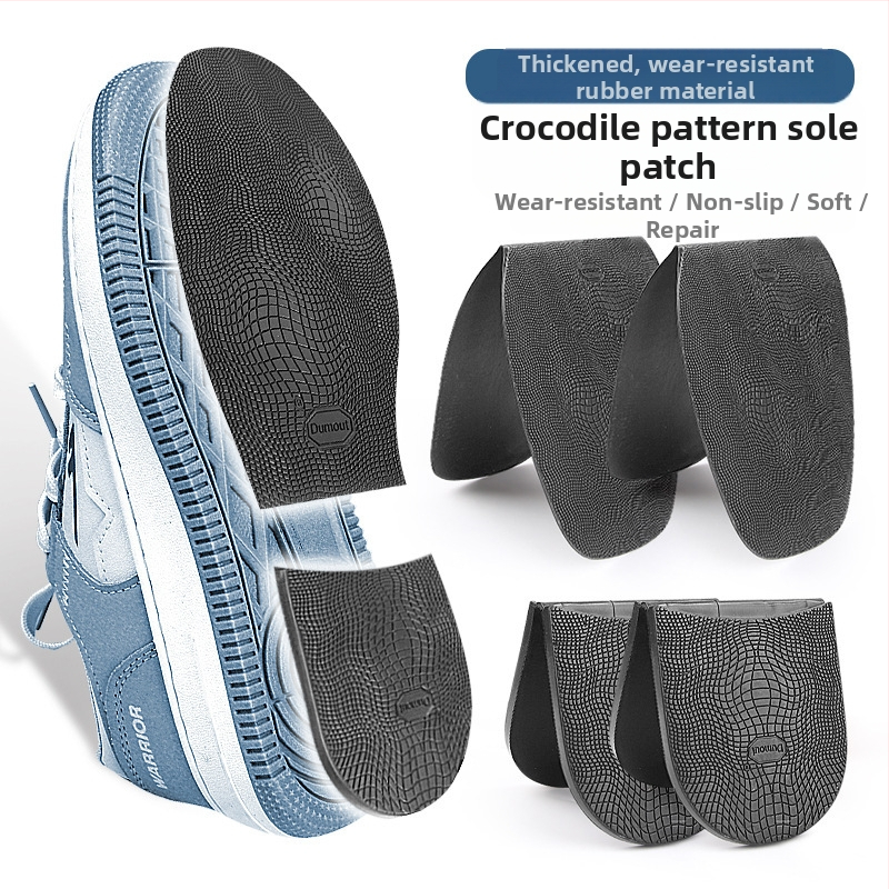 Zoles uzlīme ar krokodila rakstu, gumijas materiāls, piemērots vasarai, ziemai, pavasarim un rudenim.