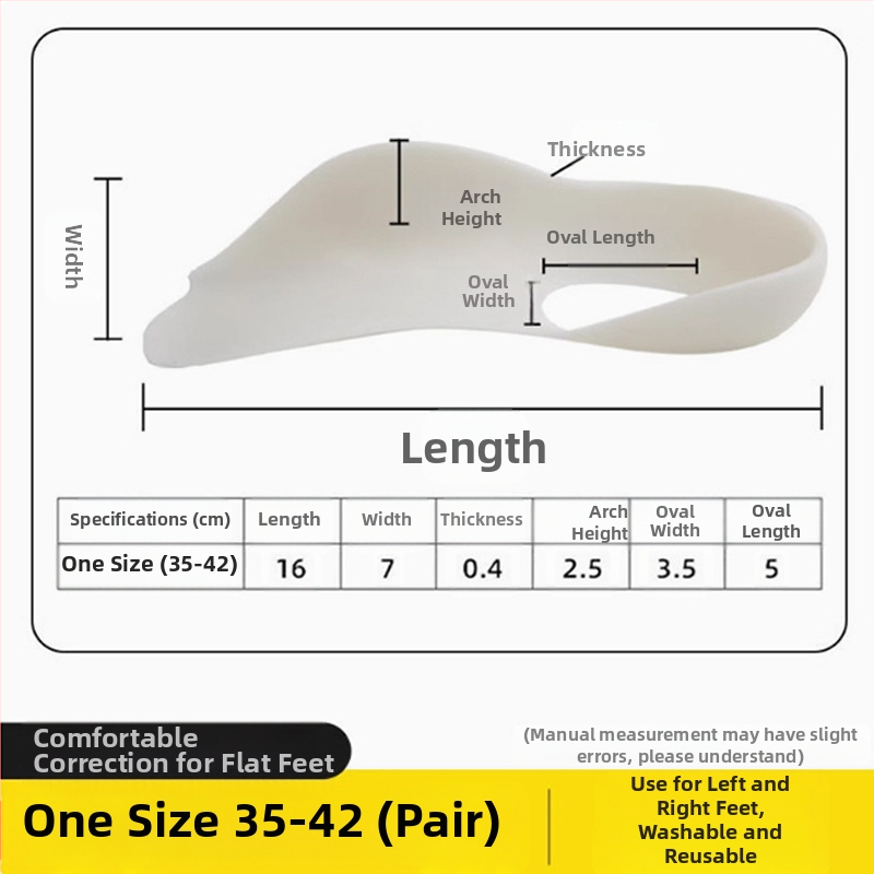 Arkas zolīte – korekcijas zolītes, PVC materiāls, Jingjiu zīmols, modelis: arkas zolīte, visu sezonu lietošanai