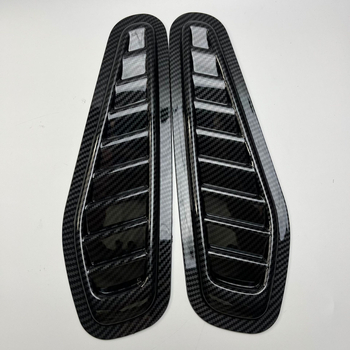 Autó karosszériamatrica, ABS műanyag, testre szabható, ragasztóval történő felhelyezés, univerzális kompatibilitás