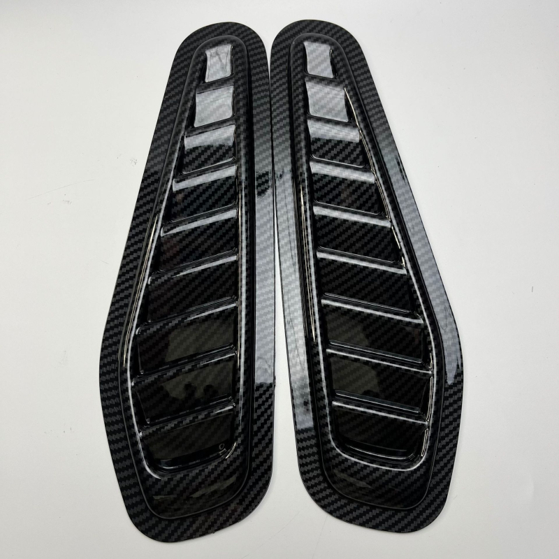 Autó karosszériamatrica, ABS műanyag, testre szabható, ragasztóval történő felhelyezés, univerzális kompatibilitás