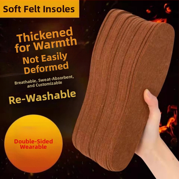 Haide General φελτ πάτοι, απορροφητικοί στον ιδρώτα, διαπνέοντες, πλενόμενοι, unisex