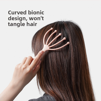 Ououxun масажор за глава с пет-зъбен дизайн и топче за акупресура, пакет 500 бр., за здравословен масаж и забавления с карти