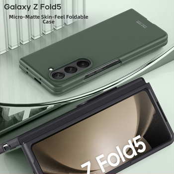 Husă Galaxy Fold5 — carcasă PC rigidă cu finisaj mat, protecție anti-cădere, anti-amprentă, compatibilă cu Fold3/Fold4/Fold5