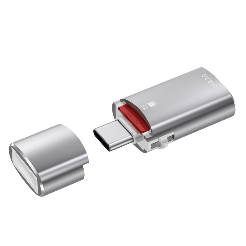 HCM Type-C 3.0 OTG USB 3.0 четец за TF карти за телефони и компютри