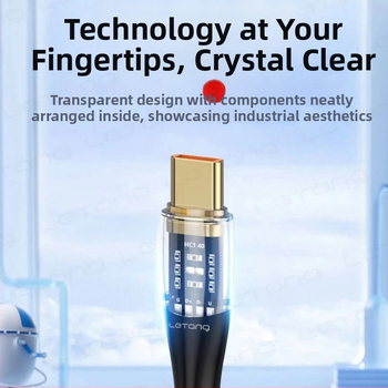 Le sugar S34 плетен PD30W кабел за данни – Lightning и Type-C конектори, бързо зареждане