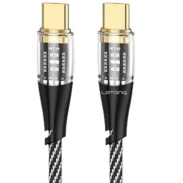 Le sugar S34 cablu de date împletit PD30W – Lightning și Type-C, încărcare rapidă