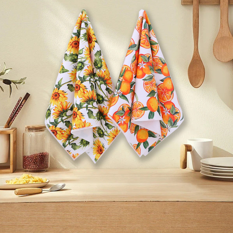 Virtuvinis rankšluostis iš superfinų pluoštų, vandens įgeriamumas 21–25 s, spauda, pritaikomas