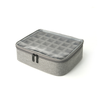 Τσαντα αποθήκευσης καλλυντικών, οργανωτής για βερνίκια νυχιών και καλλυντικά, μοντέρνο μινιμαλιστικό σχέδιο, υλικό PC, εκτύπωση λογοτύπου και προσαρμογή