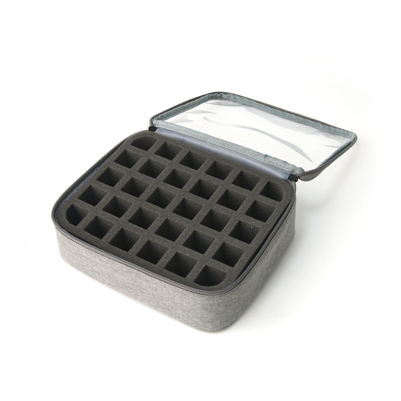 Τσαντα αποθήκευσης καλλυντικών, οργανωτής για βερνίκια νυχιών και καλλυντικά, μοντέρνο μινιμαλιστικό σχέδιο, υλικό PC, εκτύπωση λογοτύπου και προσαρμογή