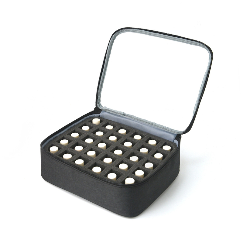 Τσαντα αποθήκευσης καλλυντικών, οργανωτής για βερνίκια νυχιών και καλλυντικά, μοντέρνο μινιμαλιστικό σχέδιο, υλικό PC, εκτύπωση λογοτύπου και προσαρμογή