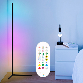 RGB Simfonija kampinis apšvietimas (modelis BC-QJD-02, 6W, 81×5050 LED, Bluetooth nuotolinis valdiklis)