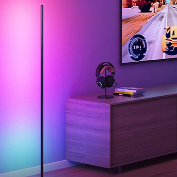 RGB Simfonija kampinis apšvietimas (modelis BC-QJD-02, 6W, 81×5050 LED, Bluetooth nuotolinis valdiklis)