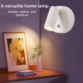 LED απλίκα τοίχου με USB τροφοδοσία και μαγνητικό COB προβολέα; αλουμινένιο σώμα; τοίχος με φωτισμό τύπου wash