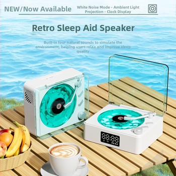 Λαμπτήρας Bluetooth με ενσωματωμένη μπαταρία και ηχείο — επιτραπέζιο φωτιστικό ατμόσφαιρας, ήχος υψηλής πιστότητας