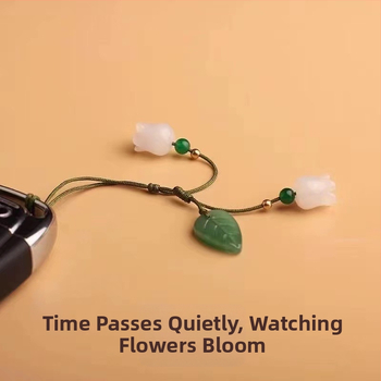 Шнур за мобилен телефон – ръчно изработена пластмасова висулка, унисекс, пластмасова катарама