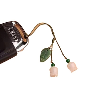 Шнур за мобилен телефон – ръчно изработена пластмасова висулка, унисекс, пластмасова катарама