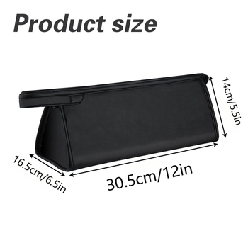 Τσάντα αποθήκευσης για σεσουάρ μαλλιών - PU τσάντα χειραποσκευών, πολυλειτουργικός ταξιδιωτικός οργανωτής για σεσουάρ και αξεσουάρ μπούκλων