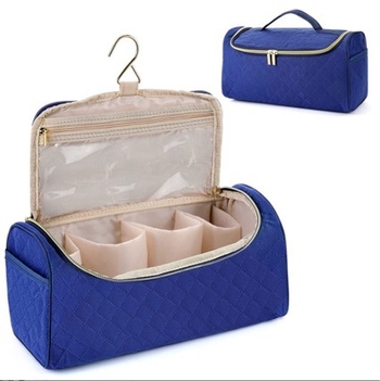 Дамска водоустойчива козметична чанта за пътуване – ултра лека, антибактериална, PU материя, подплата от найлон, голям капацитет