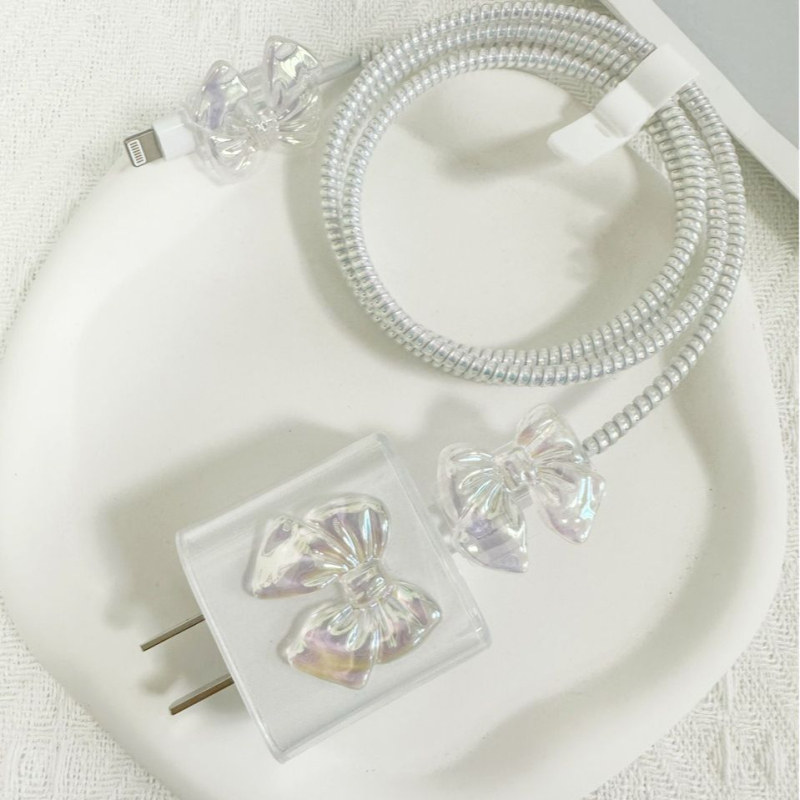 Калъф за зарядно с дизайн на вратовръзка, 20W за iPhone 13/14, TPU, съвместим с Apple оригинално 18W/20W зарядно