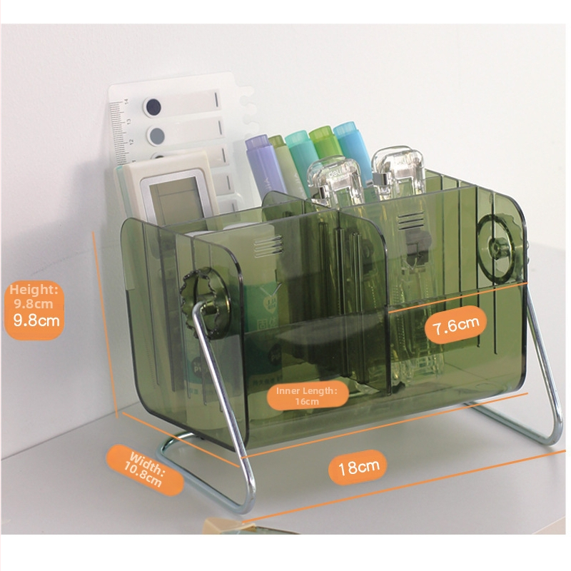 Autonomy PET štvorcový držiak na pero – stolový organizér (štýl štvorca)