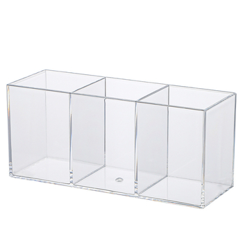 Κιβώτιο αποθήκευσης επιτραπέζιο με τρία διαμερίσματα, πλαστικό, μοντέλο 9022, χωρητικότητα 1 L