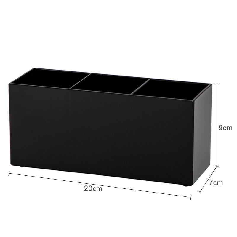Uredska kutija za pohranu s tri pretinca, plastika, model 9022, kapacitet 1 L